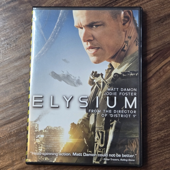 Sony Pictures Other - Elysium DVD Matt Damon Jodie Foster Rated R  (2013)